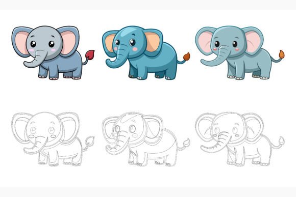 Baby Elephant Dancing: A Practical Look at This AI EPS Illustration Set