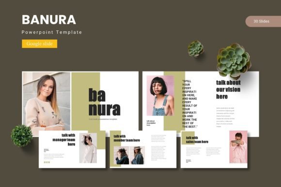 Banura - Google Slide Template: A Versatile Presentation Resource for Professionals