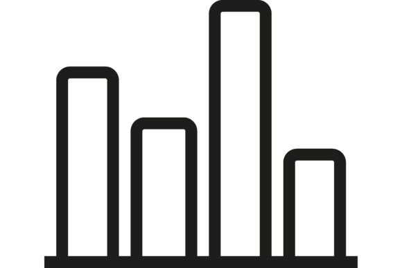Bar Chart Line Icon in Research and Data Communication: A Practical Evaluation