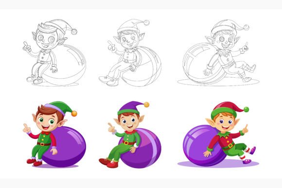 Boy Holding Balloons: Elevate Your Creative Projects with Our Special AI EPS Illustration Set