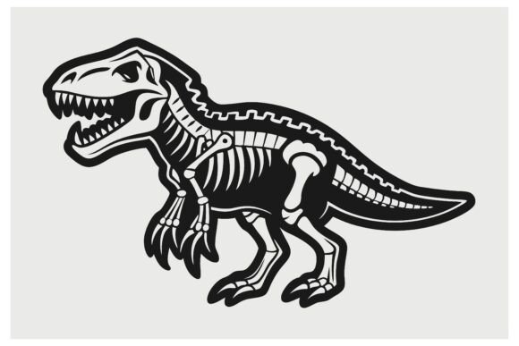 Dinosaur Illustration Set: Versatile AI EPS for Creators