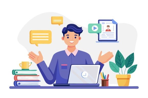 Meeting of Business Partners Concept: Integrating Professional Illustration Assets Into Your Workflow