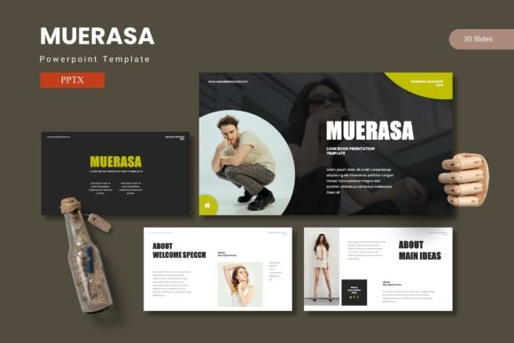 Muerasa PowerPoint Template: 150 Slides for Confident Presentations