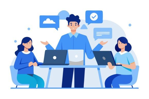 Online Webinar Trending Concept: How AI EPS Illustration Sets Enhance Your Digital Communication